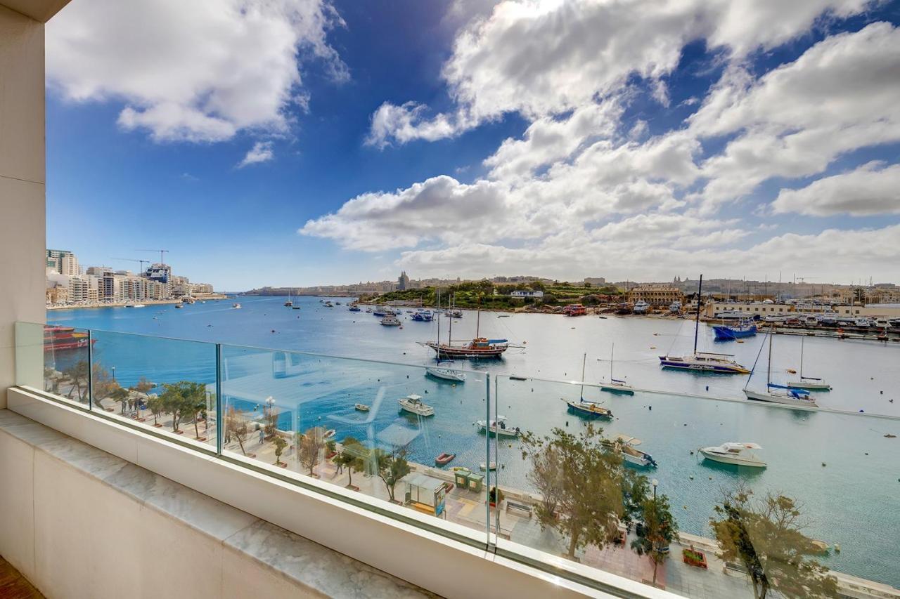 Luxe Apartment With Valletta And Harbour Views Sliema Eksteriør bilde